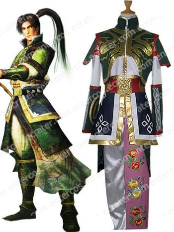 Dynasty Warriors 4 Jiang Wei Cosplay Costume any size