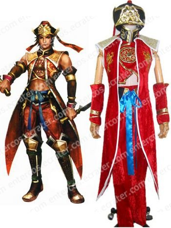 Dynasty Warriors 4 Lu Xun Cosplay Costume any size