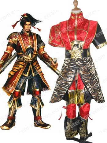 Dynasty Warriors 4 Sun Ce Cosplay Costume any size