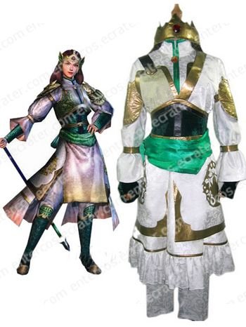 Dynasty Warriors IV Yueying Huang Cosplay Costume any size