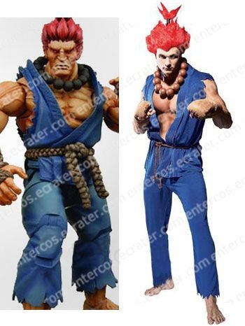Street Fighter Akuma Adult Cosplay Costume any size