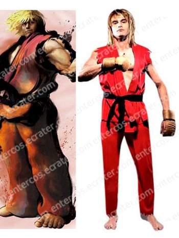 Street Fighter Ken Halloween Costume any size