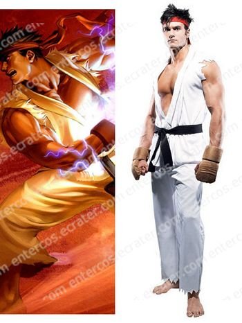 Street Fighter Ryu Adult Cosplay Costume any size