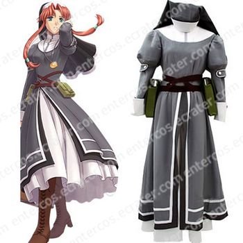 The Legend of Heroes Sora no Kiseki Ries Argent Cosplay Costume any size
