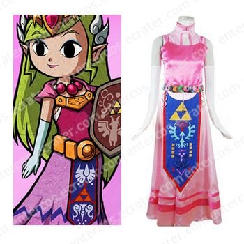 The Legend of Zelda Princess Zelda Halloween Cosplay Costume any size