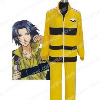 Prince Of Tennis Rikkai Junior High School Yellow Uniform Cosplay Costume any size
