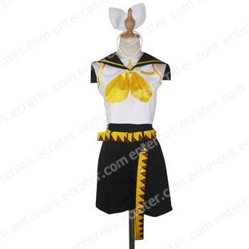 Vocaloid Kagamine Rin Halloween Cosplay Costume any size
