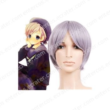 Light Purple 30cm Axis powers Hetalia Norway Nylon Cosplay Wig