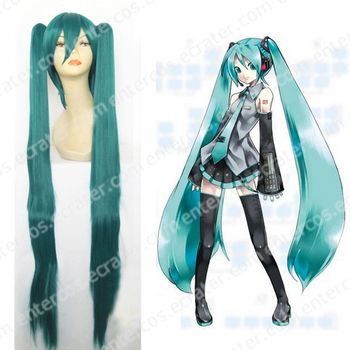 Cosplay wigs - hatsune miku 120cm wigs from VOCALOID