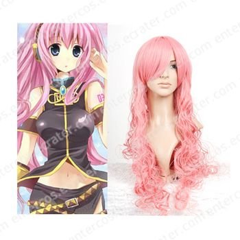 Pink 80cm VOCALOID MEGURINE LUKA Nylon Cosplay Wig