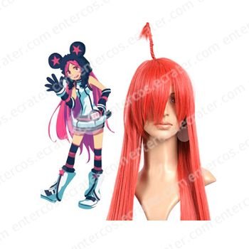 Red 100cm VOCALOID Miki Nylon Cosplay Wig