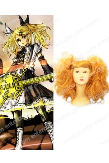 Vocaloid Kagamine Rin 50cm Curly Cosplay Wig