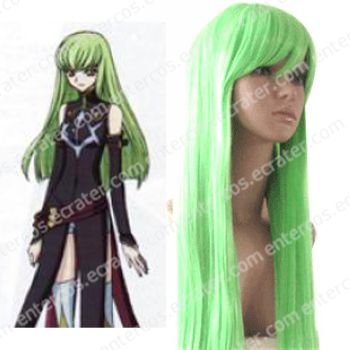 Code Geass 1 M green Cosplay Wig