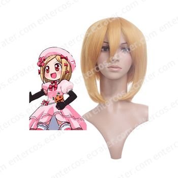 Golden 35cm When They Cry 3—Umineko no Naku Koro ni—Lambdadelta Nylon Cosplay Wig