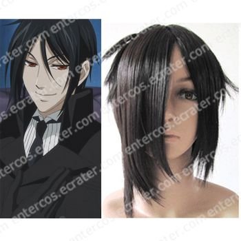 cospaly black wig from Kuroshitsuji