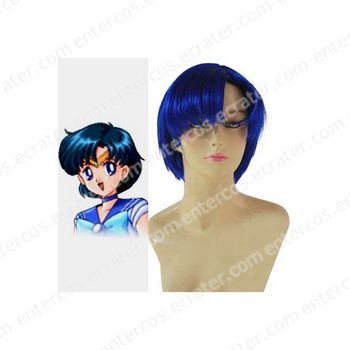 Sailor Moon Sailor Merkur Cosplay Wig
