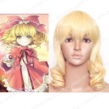 cosplay Hinaichigo curly wig from Rozen Maiden