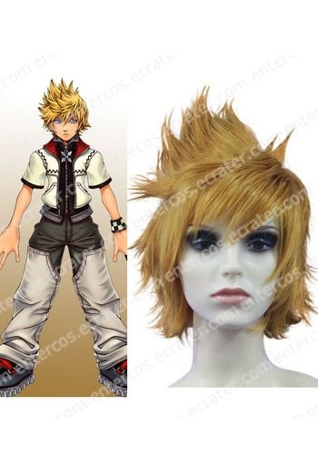 30cm Kingdom Hearts II Roxas Cosplay Wig