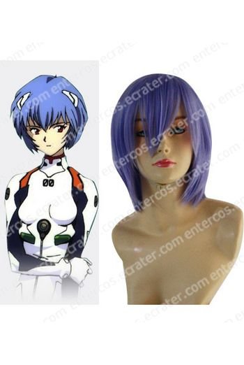 Neon Genesis Evangelion Ayanami Rei Cosplay Wig