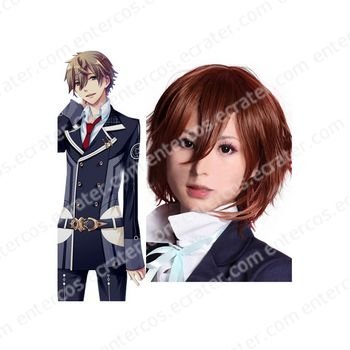 Brown 35cm Starry Sky Tohzuki Suzuya Nylon Cosplay Wig