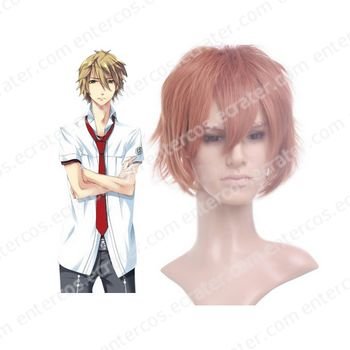 Starry Sky Miyaji Ryunosuke Brown 35cm Anime Nylon Cosplay Wig