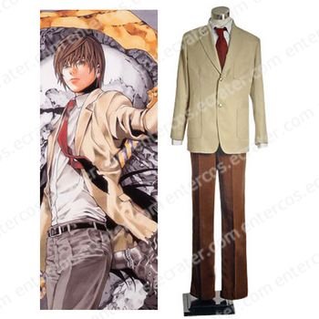 Death Note Light Yagami Cosplay Costume any size