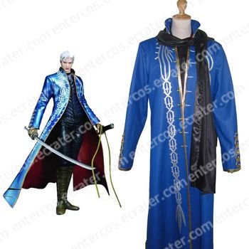 Devil May Cry III Vergil Vergil Cosplay Costume any size