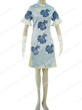 Battle Vixens Chou'un Shiryuu Blue Cosplay Costume any size