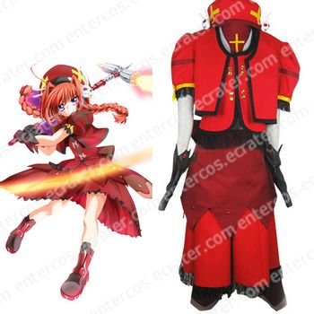 Magical Girl Lyrical Nanoha Vita Cosplay Costume any size