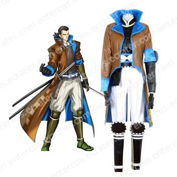 Devil Kings Sengoku Basara 2 Katakura Kojuro Halloween Cosplay Costume any size