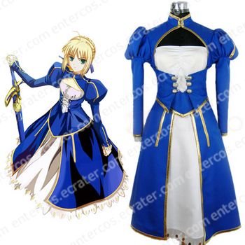 Fate Stay Night Saber Halloween Cosplay Costume any size