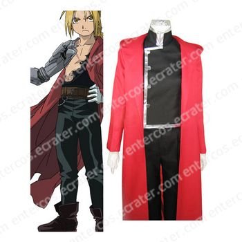 Full Metal Alchemist Edward Elric Halloween Cosplay Costume any size
