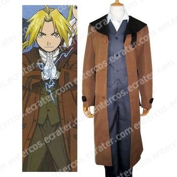 Fullmetal Alchemist Edward Halloween Cosplay Costume any size