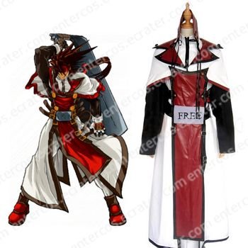 Guilty Gear XX Order Sol Badguy Halloween Cosplay Costume any size