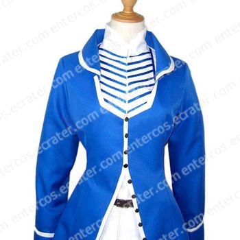Sakura War Glycine Bleumer Cosplay Costume any size