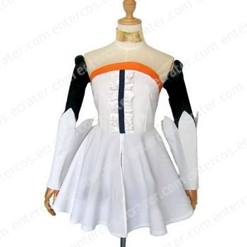 White Dress Cosplay Costume any size