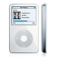 White Apple iPod Video 30GB MP3 Player - 30 GB