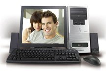 Everex eXplora GS28-R PC W/ 17" CRT Monitor Refurbished
