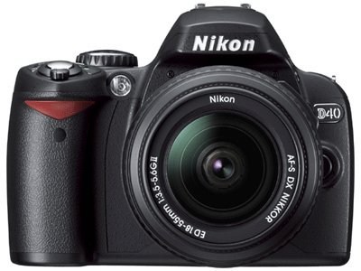 Nikon D40 Digital SLR Camera 2 lerns pro shooter kit