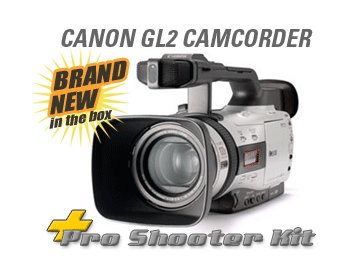 CANON GL2 MINIDV DIGITAL USA & $4500 PRO SHOOTERS KIT