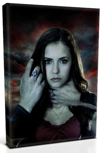Vampire Diaries Elena Gilbert Nina Dobrev (7) Canvas Print 20 x 24 (Print Run Limited to 50)