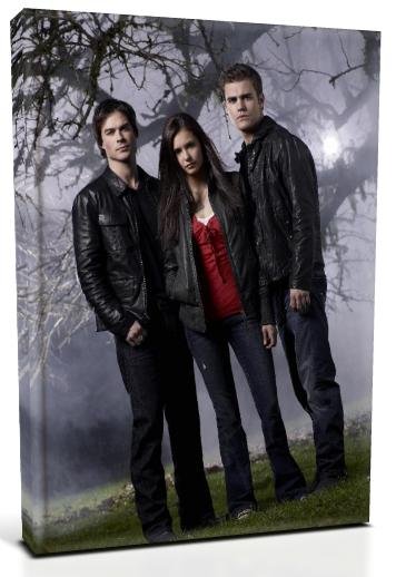 Vampire Diaries Main Characters (6) Canvas Print 12 x 16 (Print Run Limited to 50)