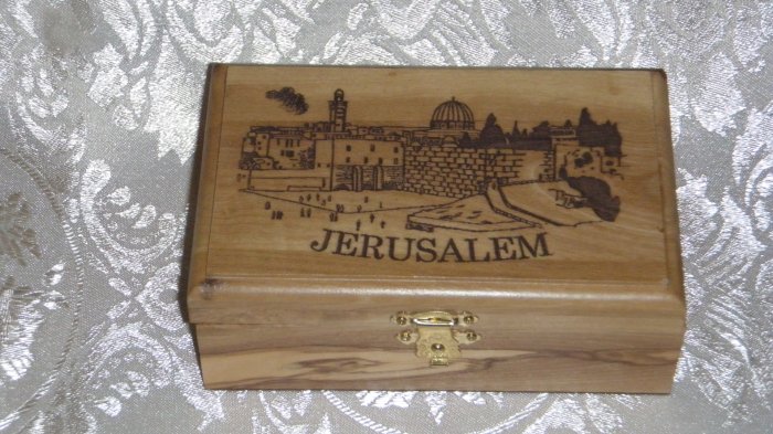 Olive Wood Box - Jerusalem
