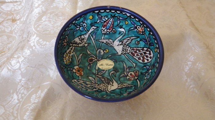 Armenian Ceramic Decorative Bowl (Birds)