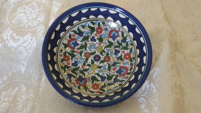 Armenian Ceramic Decorative Bowl (Flowers)