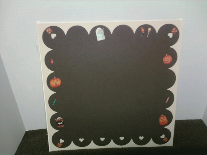 Halloween Scrapbook Page