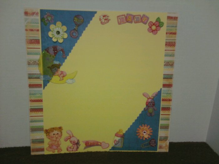 Happy Baby Scrapbook Page
