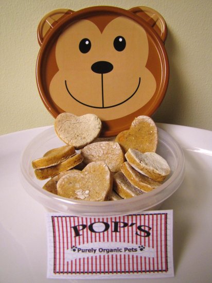 Chicken Sweet Potato Hearts - All Natural Dog Treats 8oz