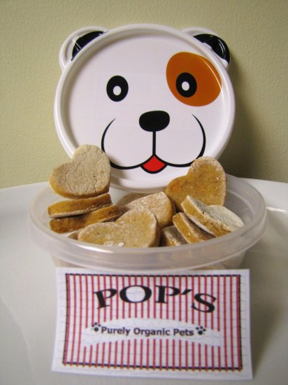 Chicken Sweet Potato Hearts - All Natural Dog Treats 8oz