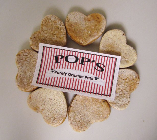 Sample Chicken Sweet Potato Hearts All Natural Dog Treats